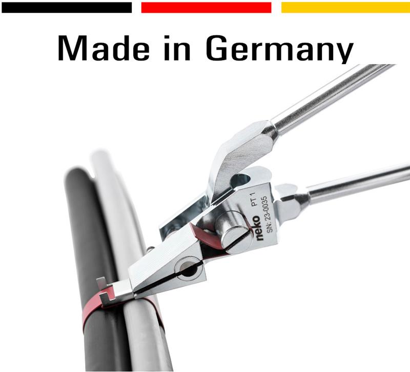 Spannwerkzeug und Schneidwerkzeug für Stahlbänder - "Made in Germany" 